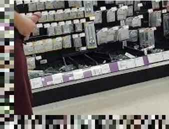 Cockdevotee Jerks Off in Hardware Store