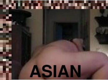 asiatisk, amatør, interracial, homofil, creampie, lubben, hvit, bjørn