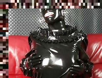 store-patter, onani, amatør, kæreste-kvindlig, dildo, patter, fetish, latex, solo, gummi