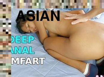 asiatisk, skinny, amatør, anal, stor-pikk, tenåring, creampie, thai, søt, petite