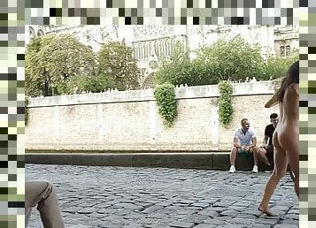 Dance on the embankment of Paris