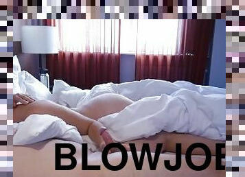 Good morning blowjob ended in sex