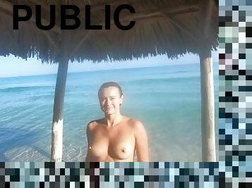 cur, nudist, public, amatori, bunaciuni, plaja, blonda, cur-butt, exchibitionist, pozat-tatele