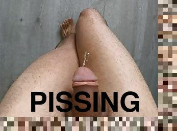 pissing, tenåring, pov, søt