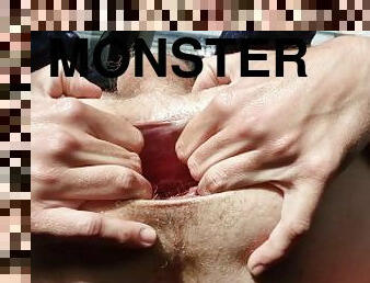 kæmpestor, monster, anal, indsættelse