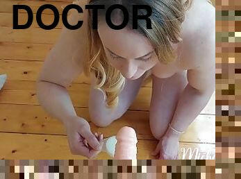 pantat, perawat, sayang, dokter, jenis-pornografi-milf, remaja, sudut-pandang, sperma, berambut-pirang, sperma-sperm