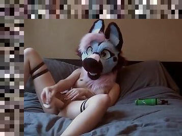 Furry Slut Plays With Her Toys For You - Teaser