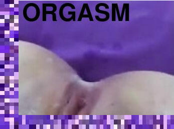 orgasme, fisse-pussy, sprøjte, amatør, legetøj, hardcore, synsvinkel, solo, våd