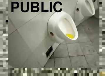 public, gay, toilette, solo