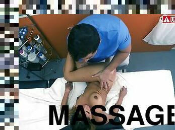 Sex On The Massage Table With The Beautiful Latina And - Nick Moreno And Baby Nicols