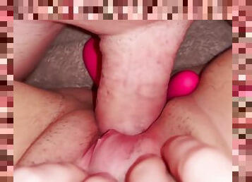 Little Slut Gf Gets Triple Penetration With Bwc And Orgasms