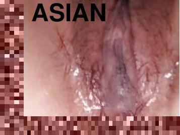 ázsiai, maszturbálás, punci, nagy-faszok, üdvöske, szépség, szólóban, nedves-punci, fasz