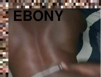 Darkskin ebony taking bbc