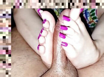 Japanese footjob- yukifootgoddess ( onlyfans)