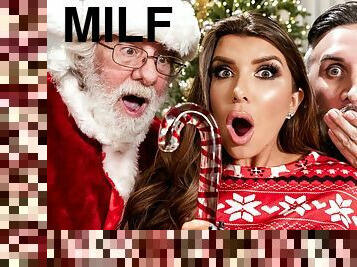 Claus Gets To Watch Video With Romi Rain, Keiran Lee - Brazzers