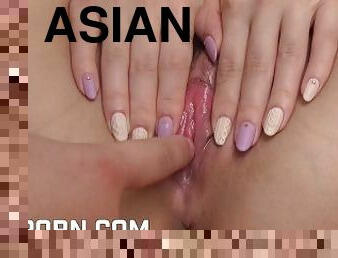 asia, vagina-pussy, mainan, jepang, creampie-ejakulasi-di-dalam-vagina-atau-anus-dan-keluarnya-tetesan-sperma