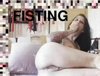 fisting, chatte-pussy, amateur, anal, solo