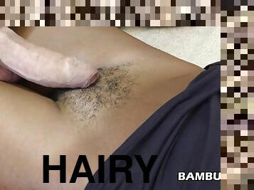 Close Up On A Hairy Amateur Pussy While Its Getting Pumped