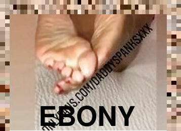 Ebony Milf Foot Fetish see full length vid on OF