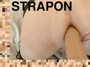 Anal strapon femdom