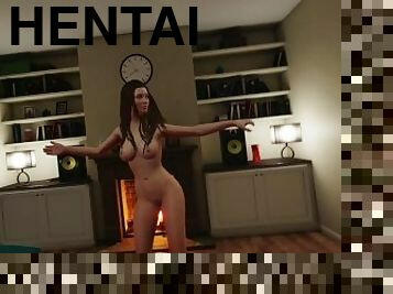 fest, offentlig, pov, kjæreste-girlfriend, hentai