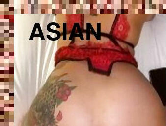 Asian baby girl teen rides asian american cock doggystyle - onlyfans/richbrian2