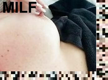 MILF Plays with my Nipples