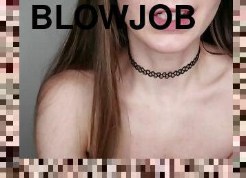 amatør, blowjob, pov, første-gang, cum, kåt, frekk, erotisk