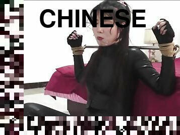 asiatisk, bdsm, spionering, fetisj, latex, alene, kineser, bondage