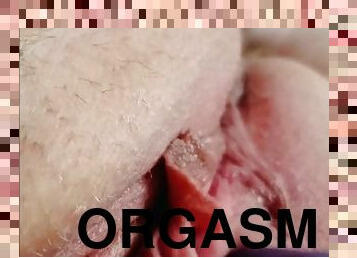 Intense Clit Orgasm with Contractions