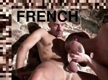 SASHA french slut twink fucked in jockstrap by Enzo DIKAINA in basement discret