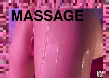 My femboy asked to do a massage with oil
