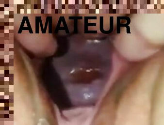 fitta-pussy, amatör, fingerknull