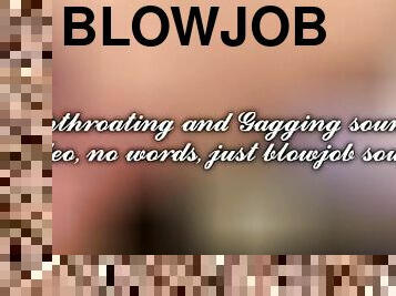 Deepthroat and Gagging Sounds. No video, just blowjob sounds.