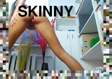 Hot Skinny Latina Twerks And Fucks Her Ass