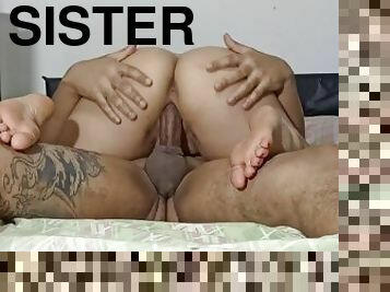 røv, fisse-pussy, kone, amatør, kæmpestor-pik, teenager, mor, creampie, brasilien, sperm