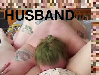 POV Your Pussy is Eaten by Tattooed Transman Husband