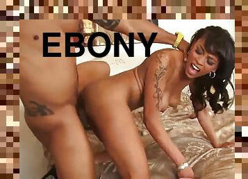 Ebony Skin Fucks With Many Cocks #5 - 3 Scenes