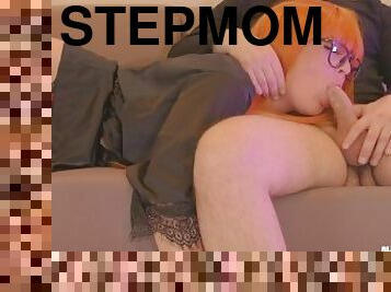 mamma-och-pojke, rysk, amatör, avsugning, cumshot, milf, hardcore, mamma, deepthroat, creampie