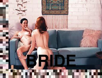 Bride And Her Lesbian Friend - Lacy Lennon And Olive Glass