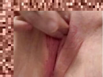 Up close fingering of my wet pussy