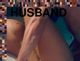 Husband fucks wife so good. Knees to chest.