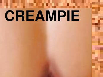 hundestilling, fisse-pussy, amatør, skønheder, milf, hjemmelavet, creampie, par, synsvinkel