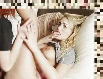 Elle Alexandra and Mia Malkova Playboy Playmate HD redhead, teen, lesbian, blonde, licking, kissing
