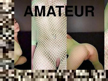 Hot Ass Fishnet Bodysuit Slow Motion Twerking