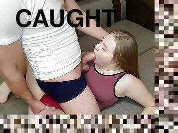 I Caught My Stepsister Masturbating And Fucked Her In A Small Pussy