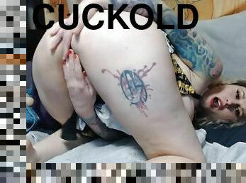 Cuckold Cei & Joi with fuck machine