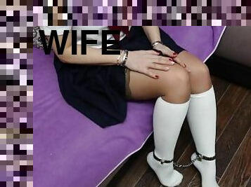 rusia, pelajar-perempuan, amatir, buatan-rumah, bdsm-seks-kasar-dan-agresif, pasangan, budak, kaki, stocking-stockings, fetish-benda-yang-dapat-meningkatkan-gairah-sex