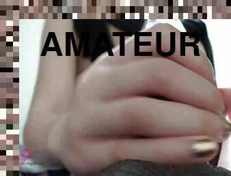 amatööri, teini, lelu, käsihomma, pov, söpö, dildo, fetissi, soolo, pikkurintainen