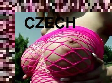 duże-cycki, na-zewnątrz, cipka, pończochy, pov, sperma, blondynka, pieprzenie, cycate, cycuszki